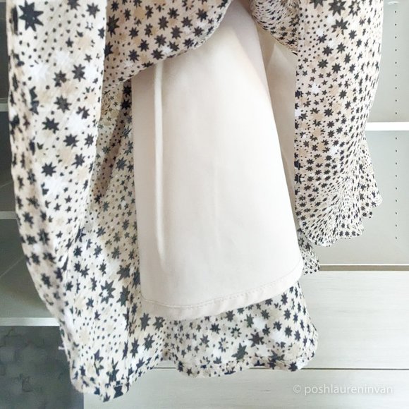 M&S Collection Star Print Ruffled Skirt *NWT* โ Size US 8 - Picture 5 of 6